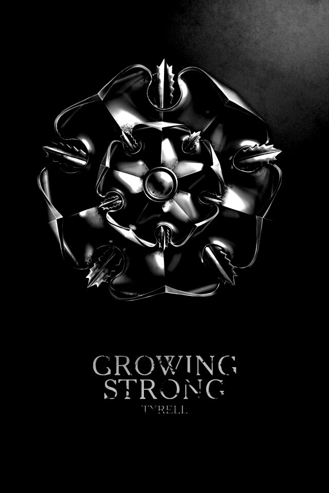 Металлический герб Тиреллов обои