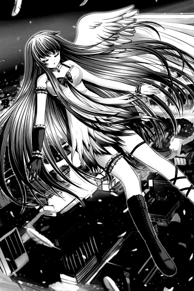 Неопознанная девушка из аниме обои