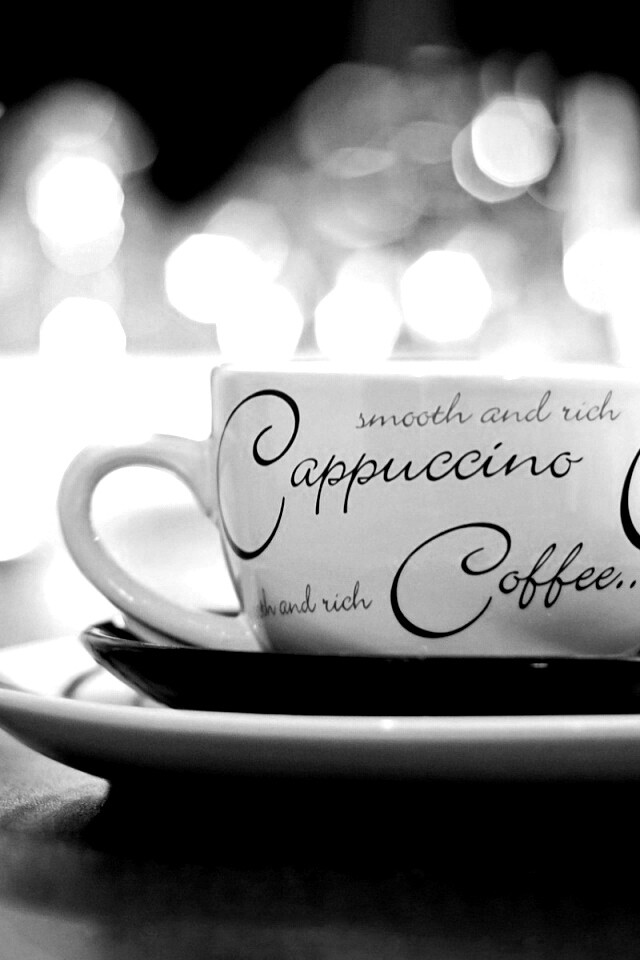 Чашечка капучино обои