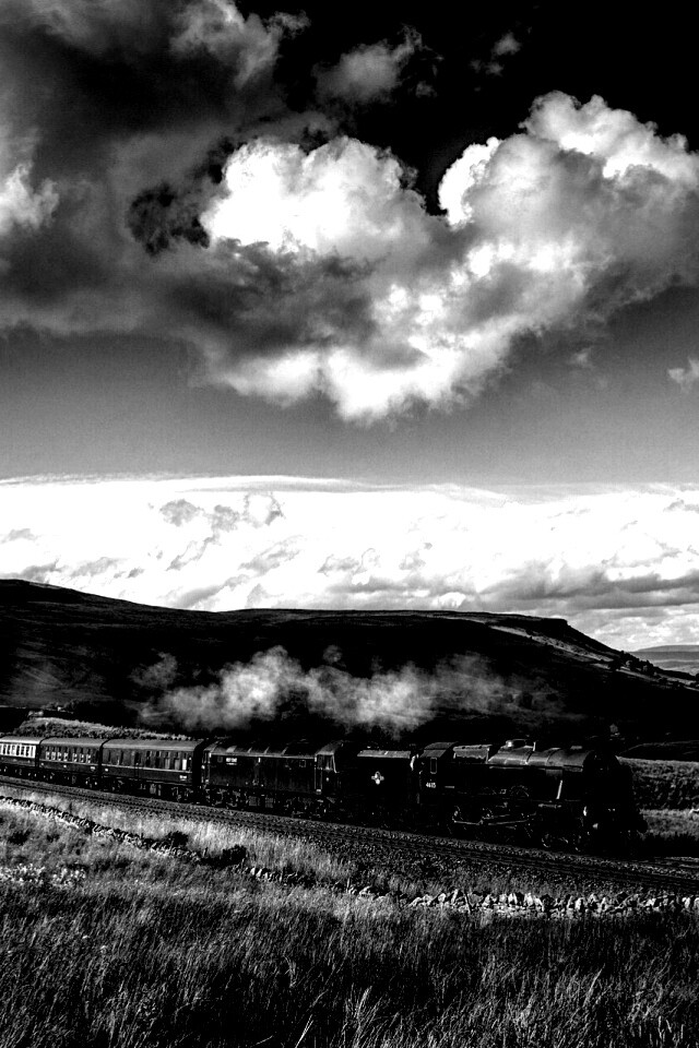 Поезд в долине обои