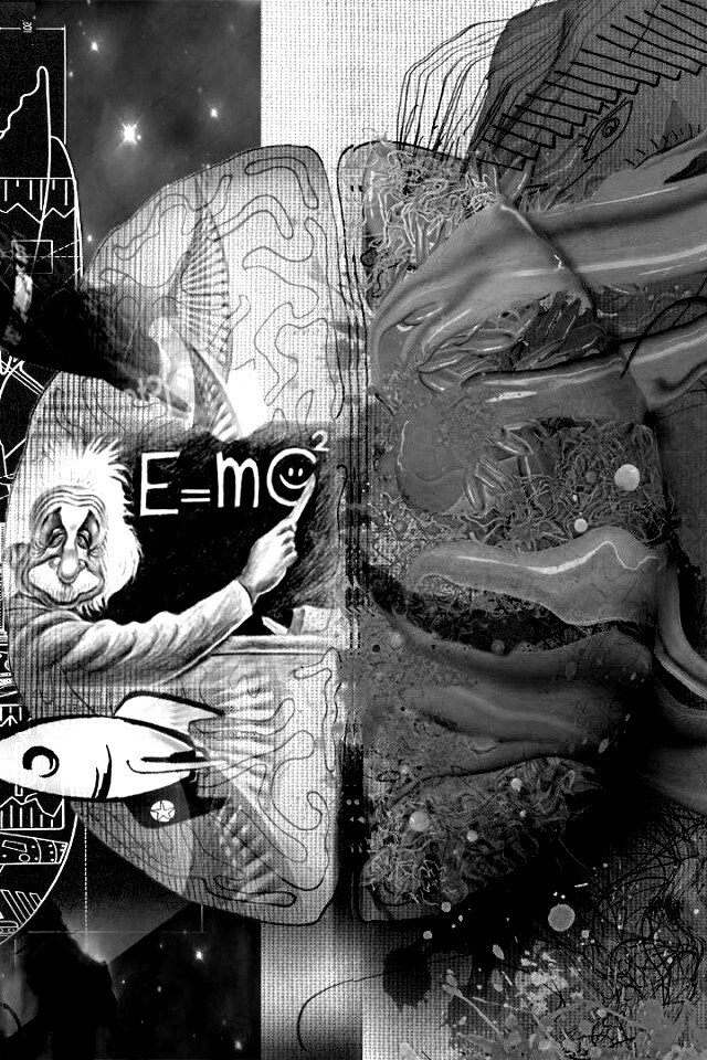 Логика против креатива обои