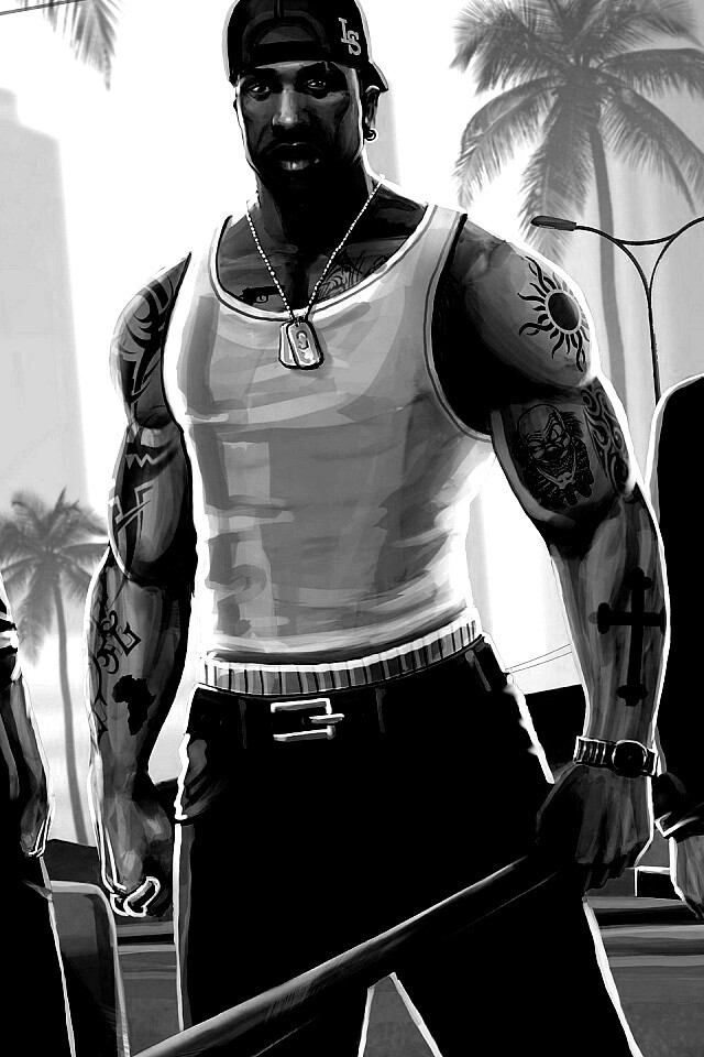 Герои с Грув стрит обои