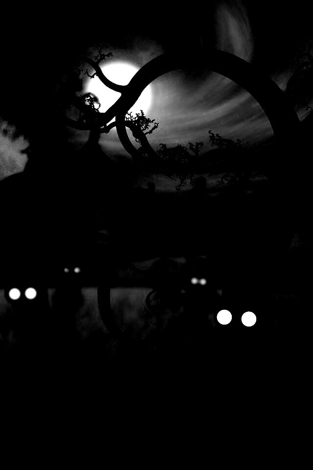 Страшно ночью в лесу обои