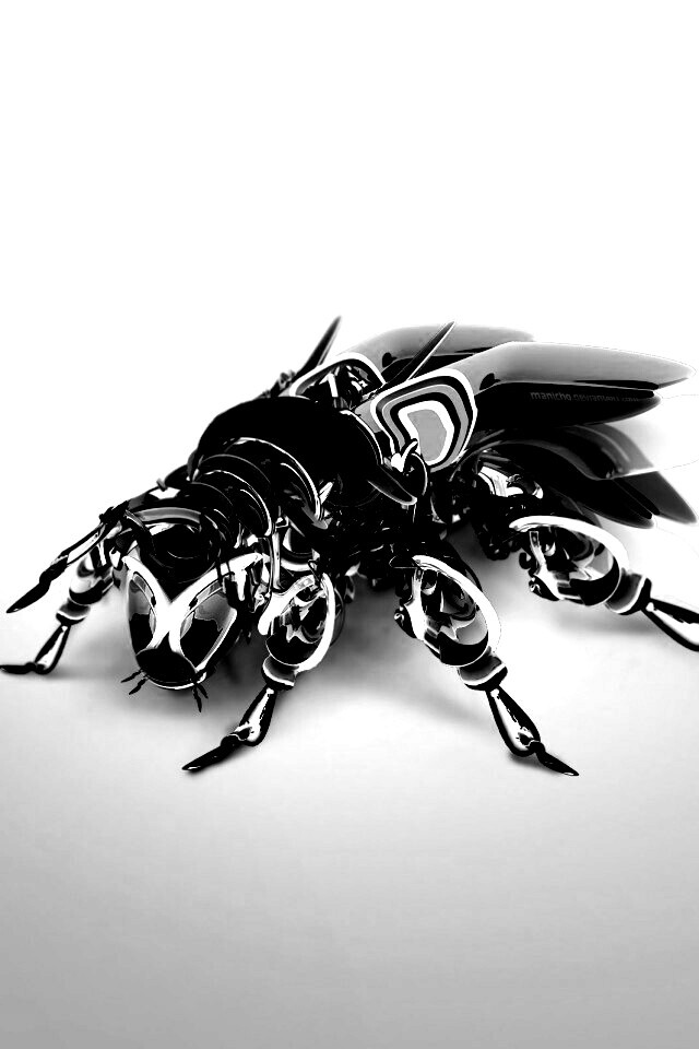 Кибер муха обои