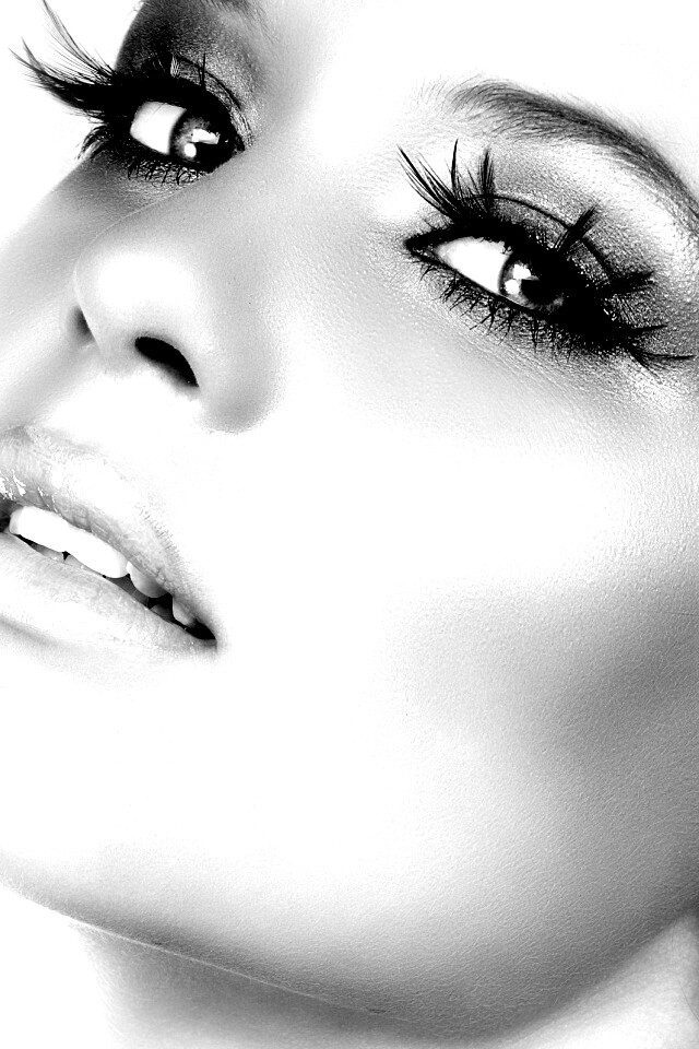 Красивое лицо обои