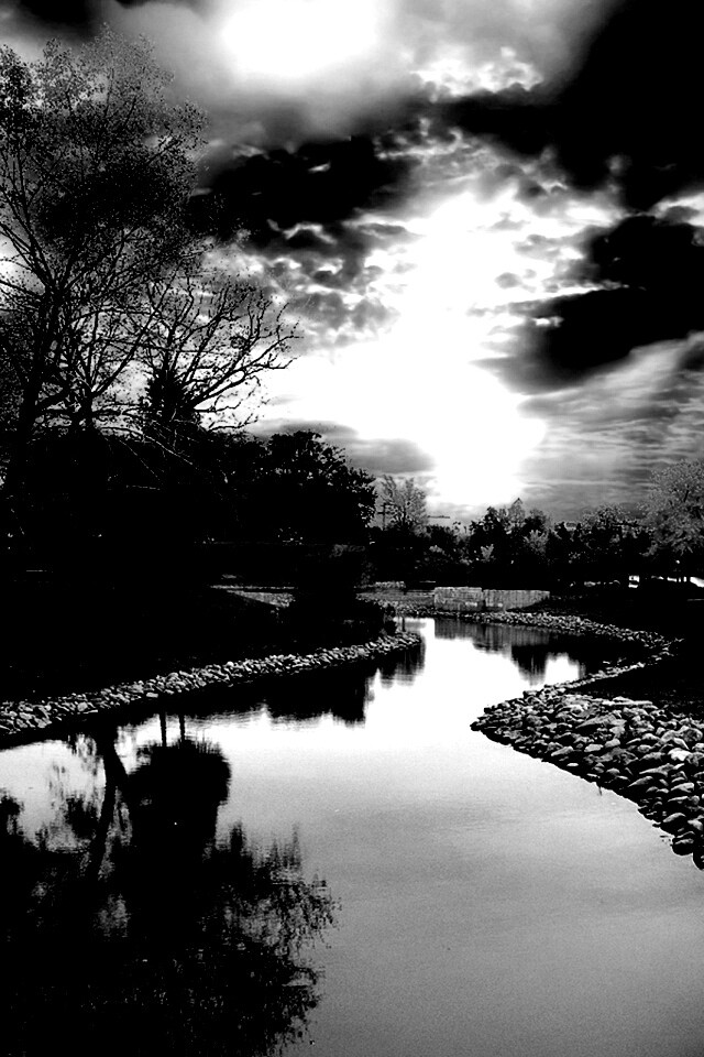 Осенний день в парке обои