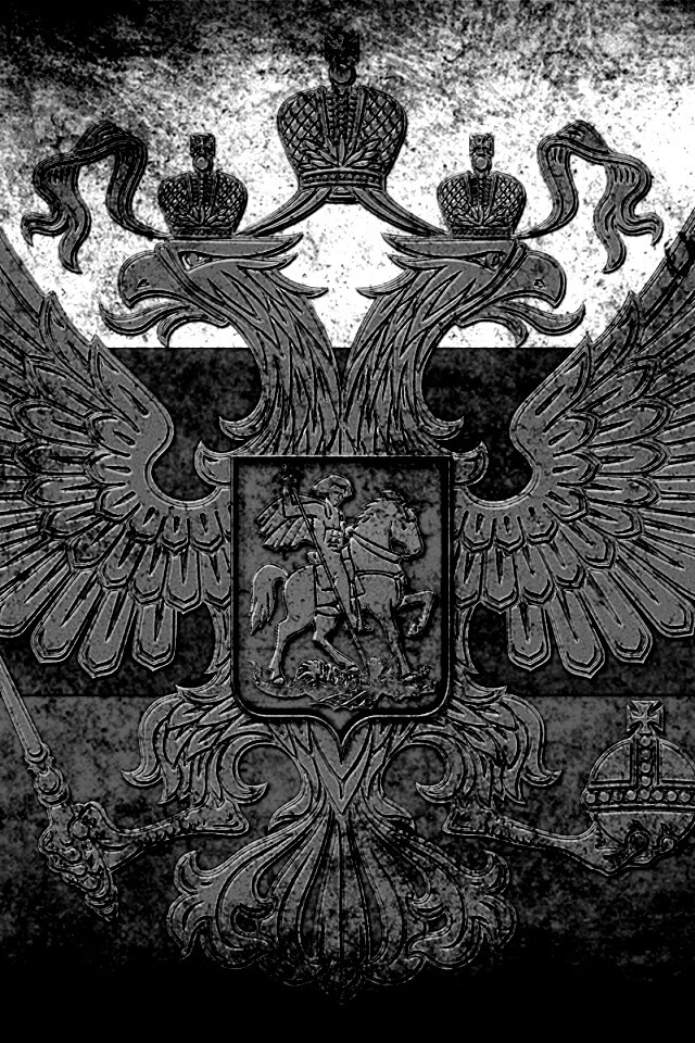 Флаг России в стиле гранж обои