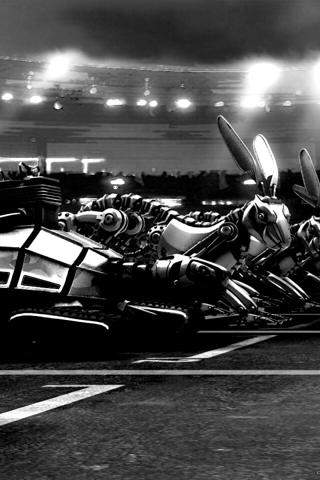 Роботы на старте обои