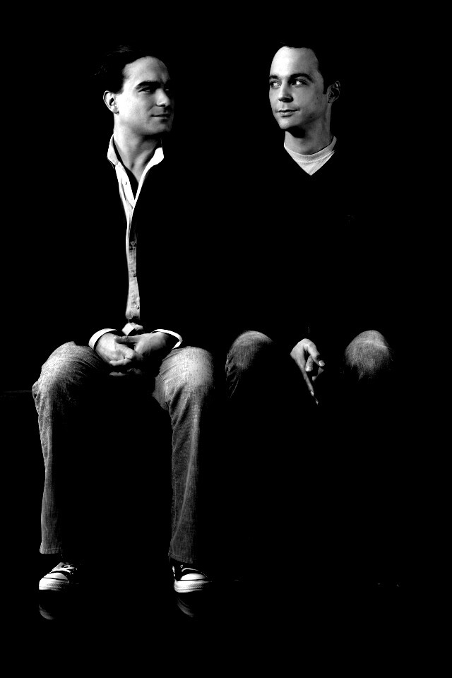 Шелдон Купер и Леонард Хофстедер обои