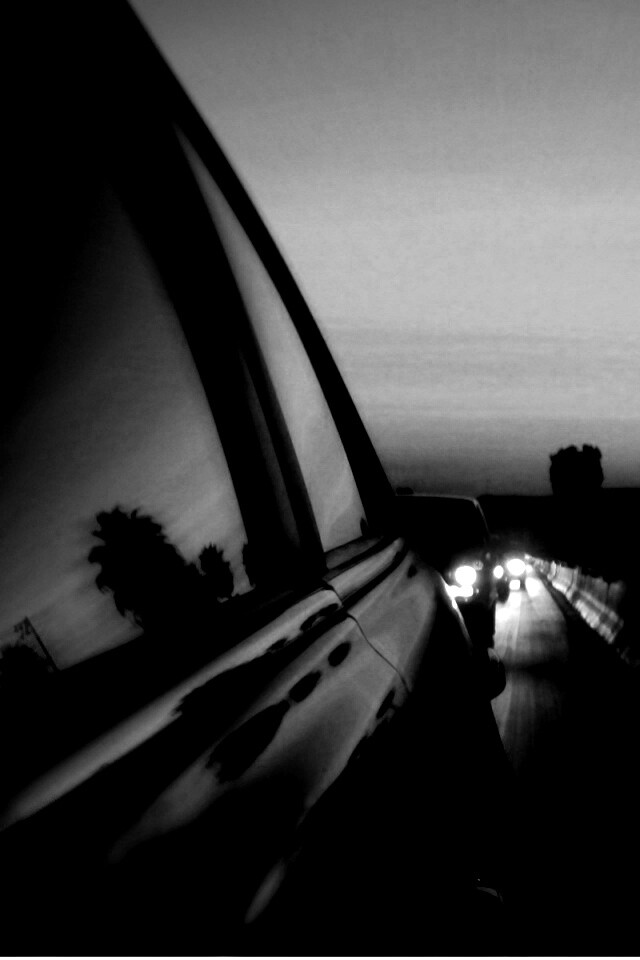 Вечерняя поездка обои