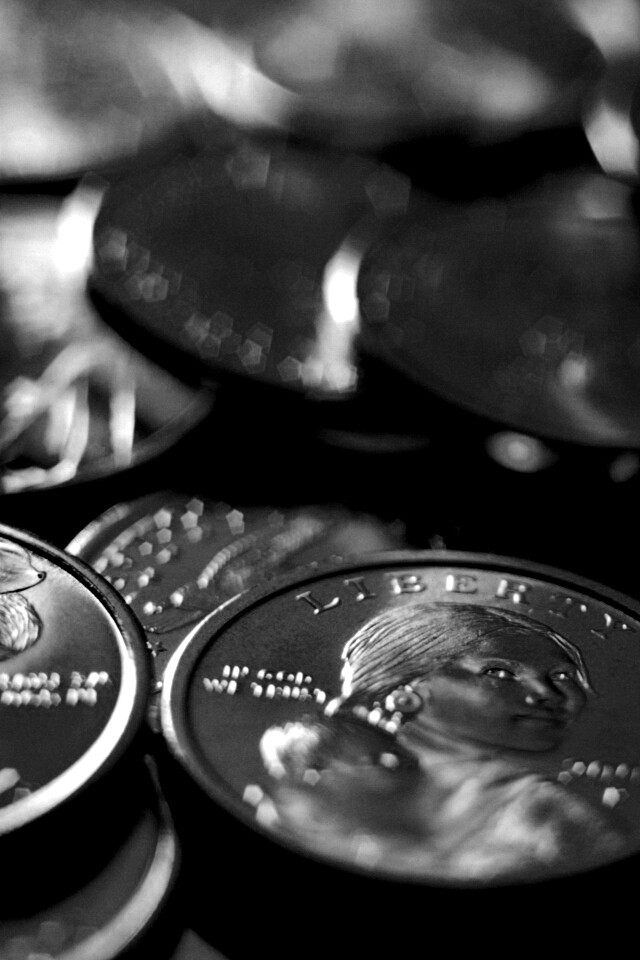 Золотые монеты обои