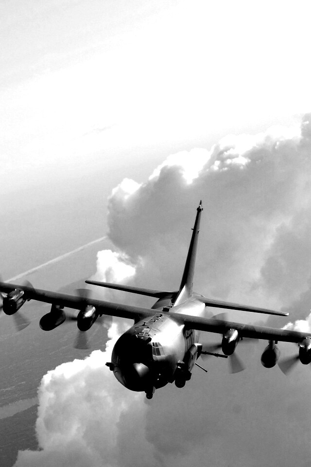 Самолет АС-130 обои