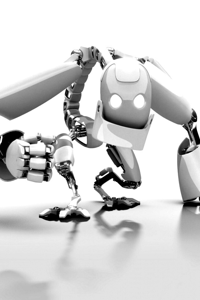 Крадущийся робот обои