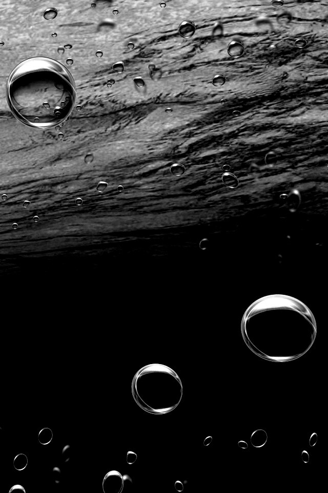 Пузыри под водой обои