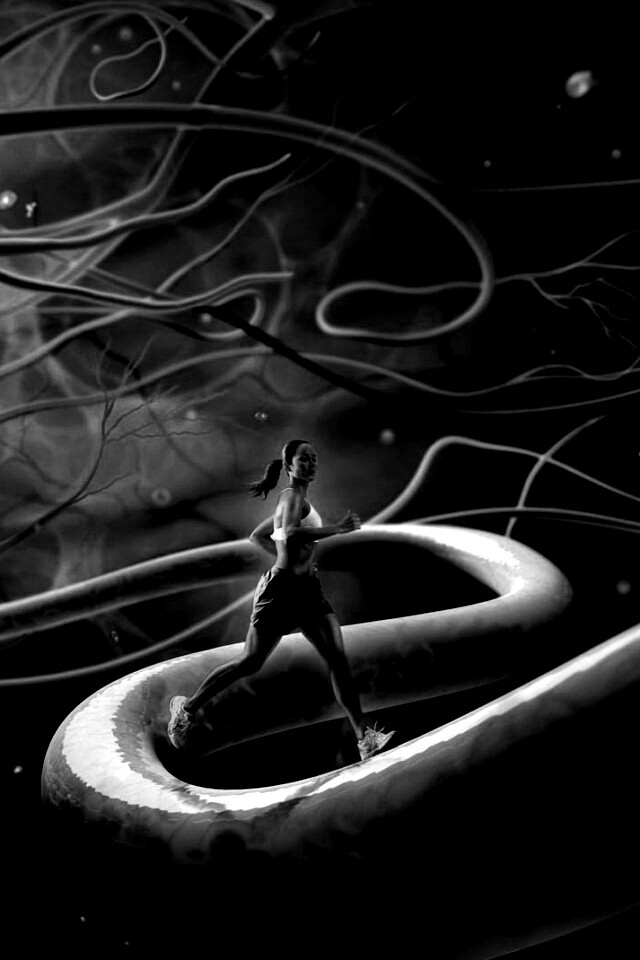 Бег крови обои