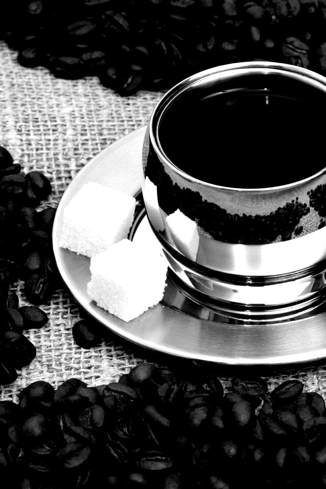 Кофе с сахаром обои