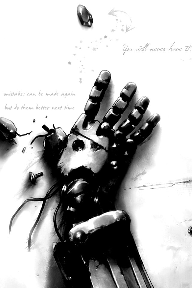 Автопротез из анимэ Стальной Алхимик обои