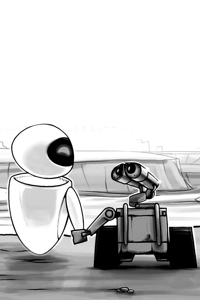 WALL-E и Ева обои