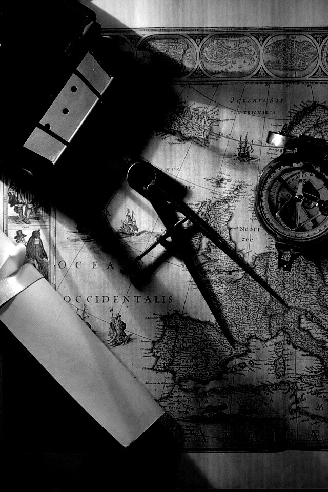 Карта путешественника обои