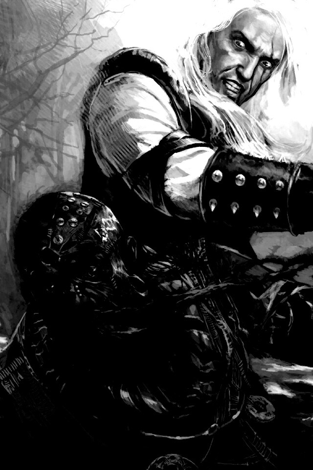 Геральт против Азара обои