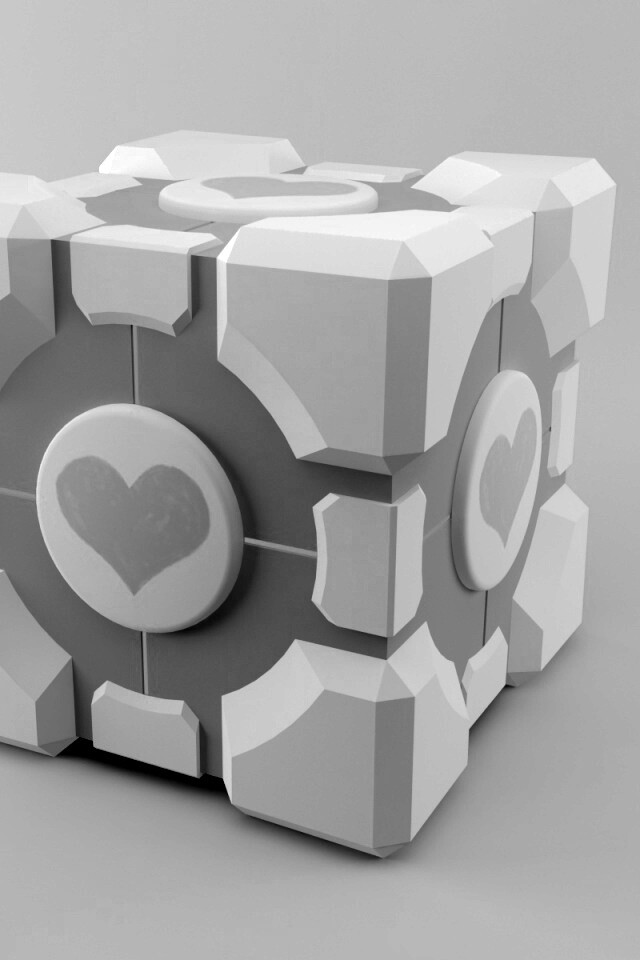 Взвешенный куб-компаньон обои