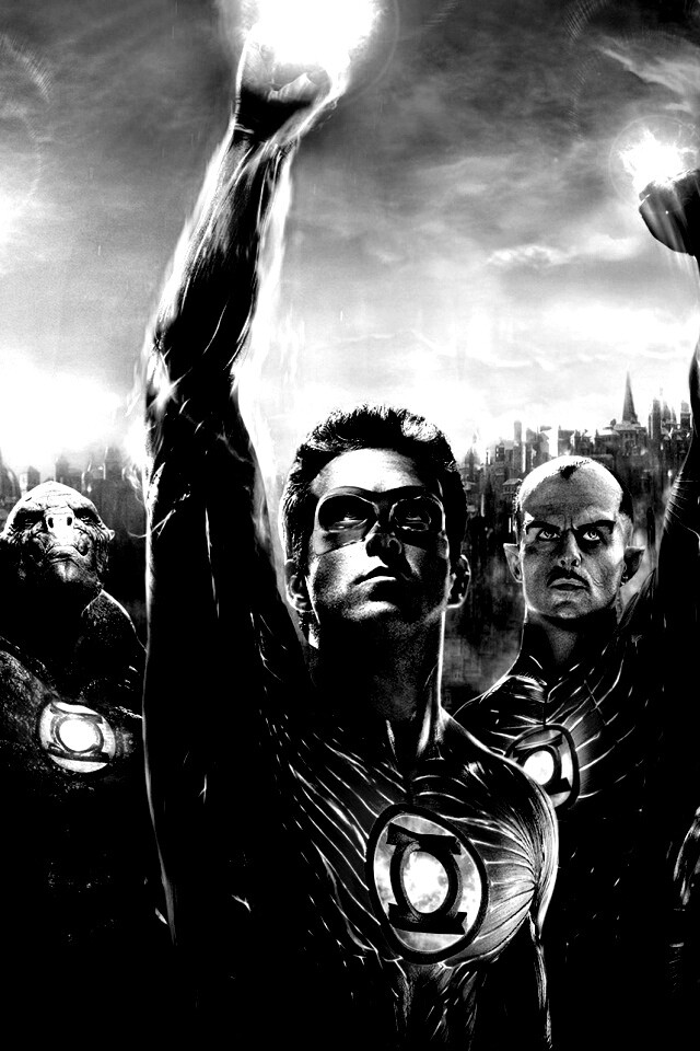 Зеленый фонарь обои