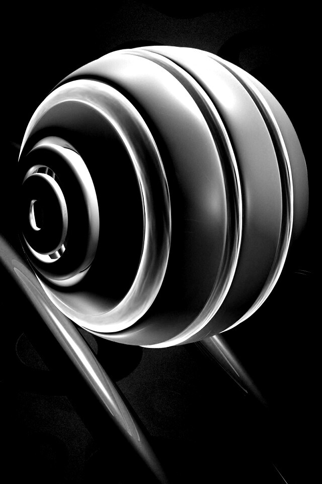 Шарик на рельсах американских горок обои