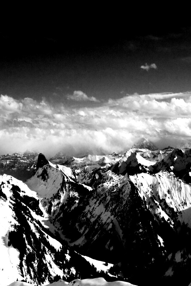 Горный пейзаж обои