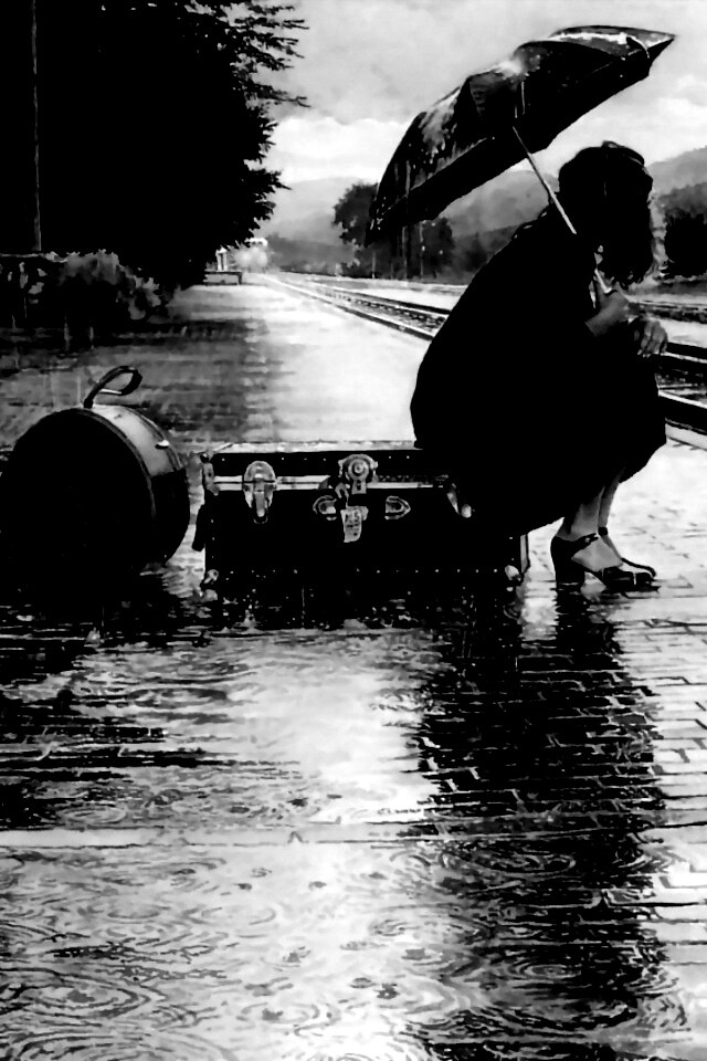 В ожидании поезда обои