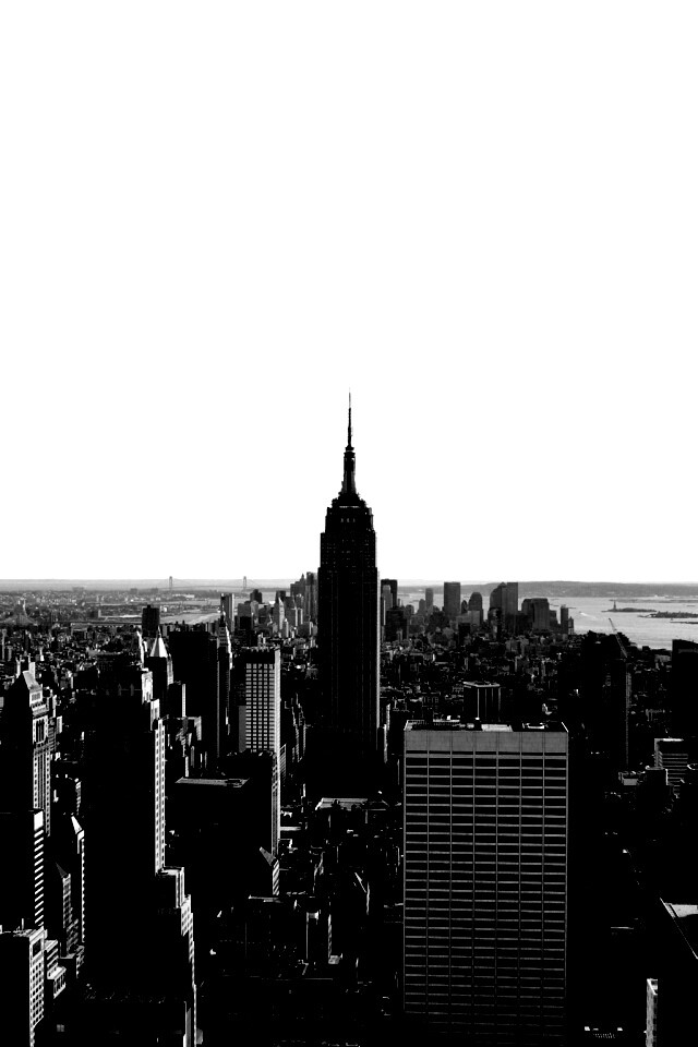 Вид на Нью-Йорк обои
