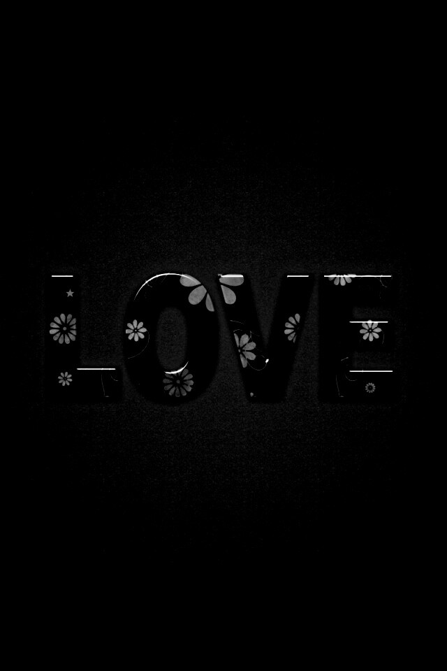 Любовь в минимализме обои