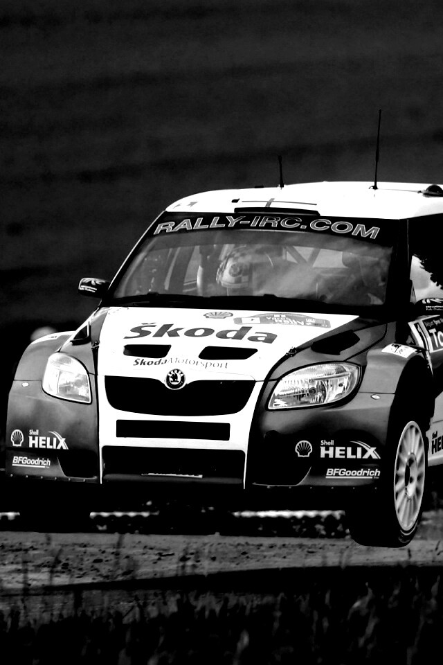 Раллиййная Шкода обои