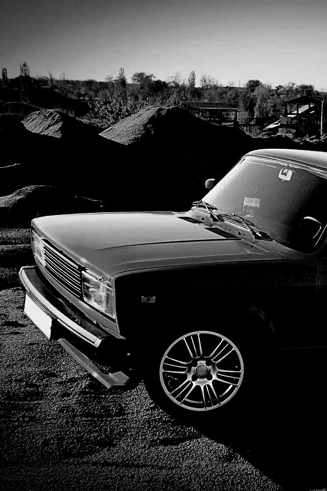 Кислотные жигули обои