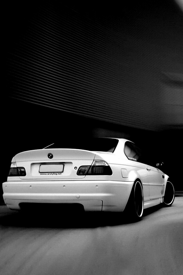 Белый БМВ обои