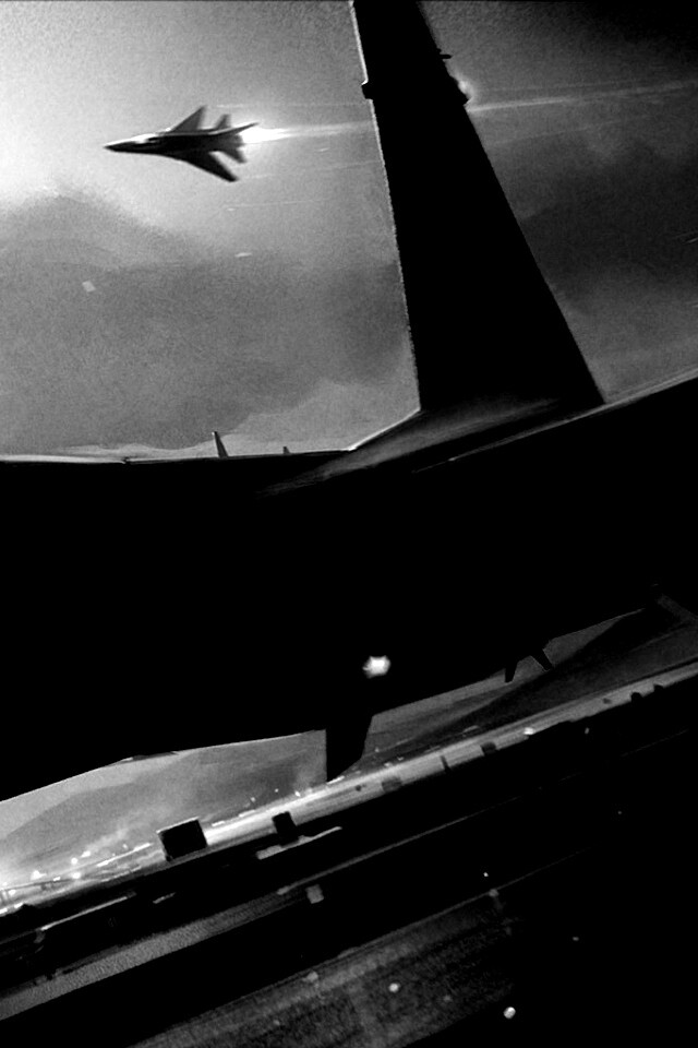 Истребитель на взлете обои