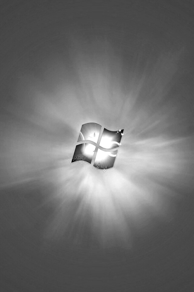 Яркий желтый логотип Windows 7 обои