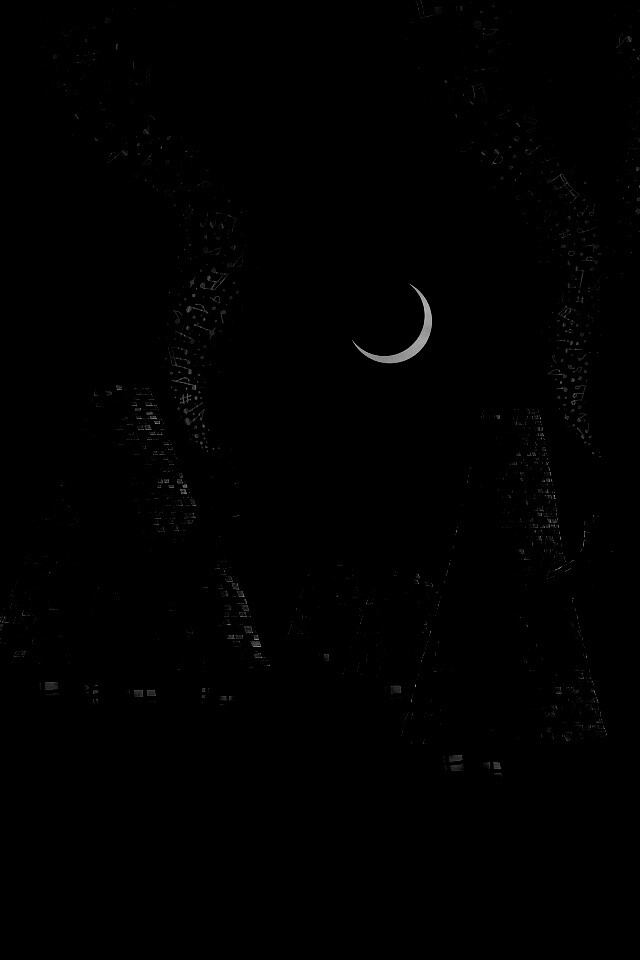 Ночная деревенька обои