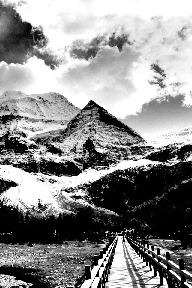 Дорога в горы обои