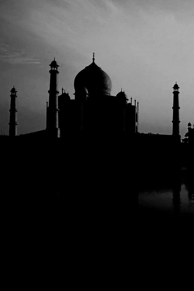 Тадж Махал в сумерках обои
