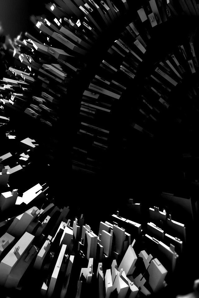 Модели домов засасывает обои