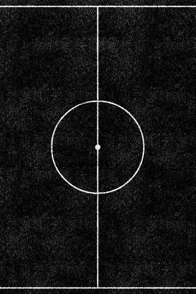 Вид на футбольное поле обои