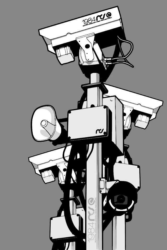 Недремлющее око камер наблюдения обои