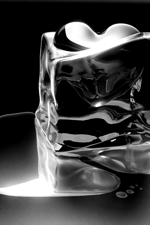 Сердце оттаивает обои