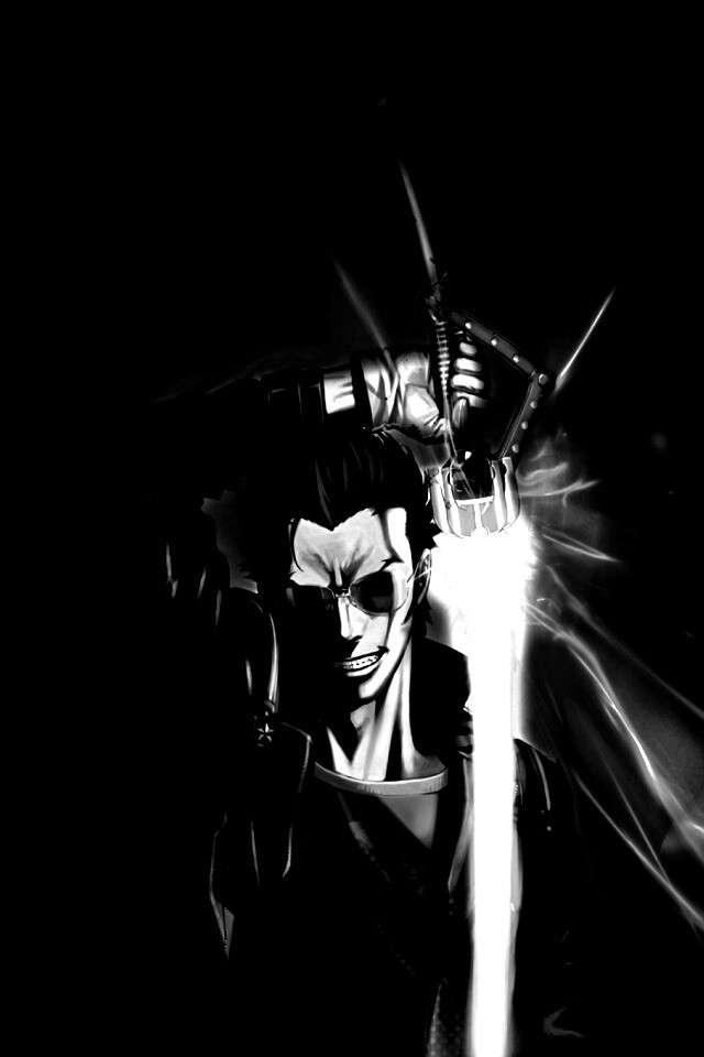 Мужик с зверским световым мечом обои