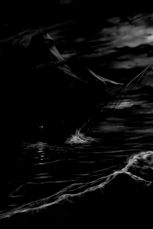 Корабль призрак поднимается со дна обои