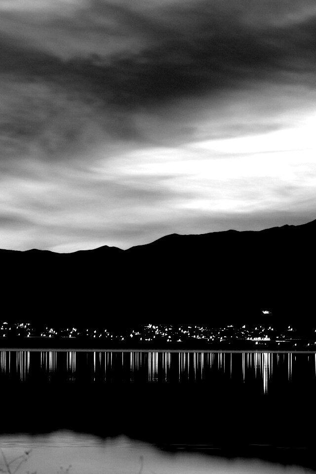 Закат на озере Юта обои