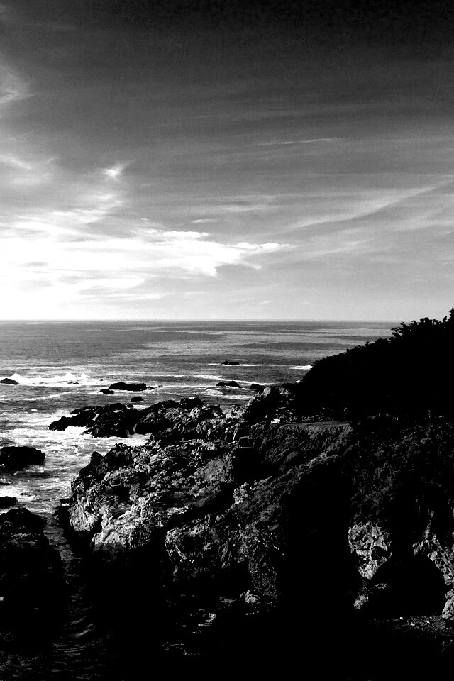 Скалистый берег обои