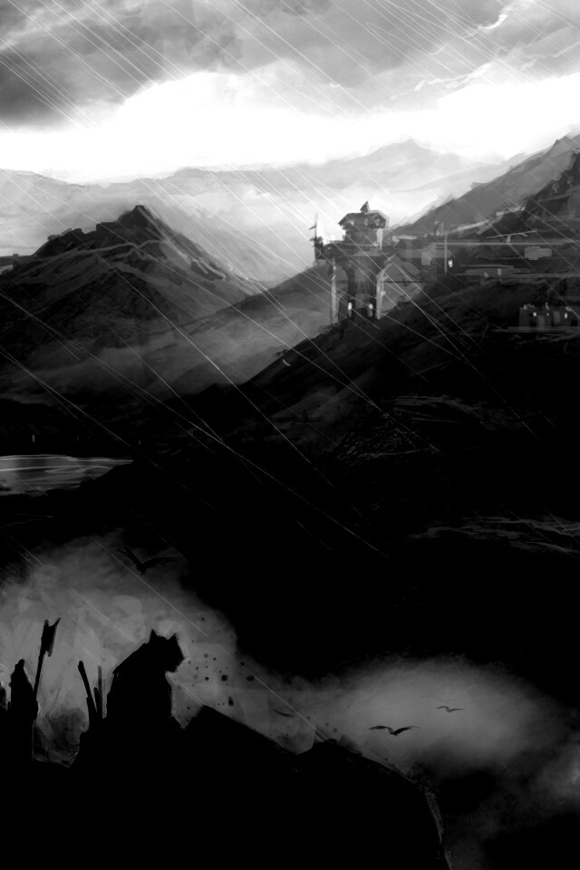 Пейзаж из Dragon Age 2 обои