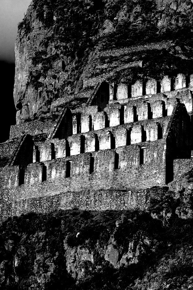 Руины в скалах Перу обои