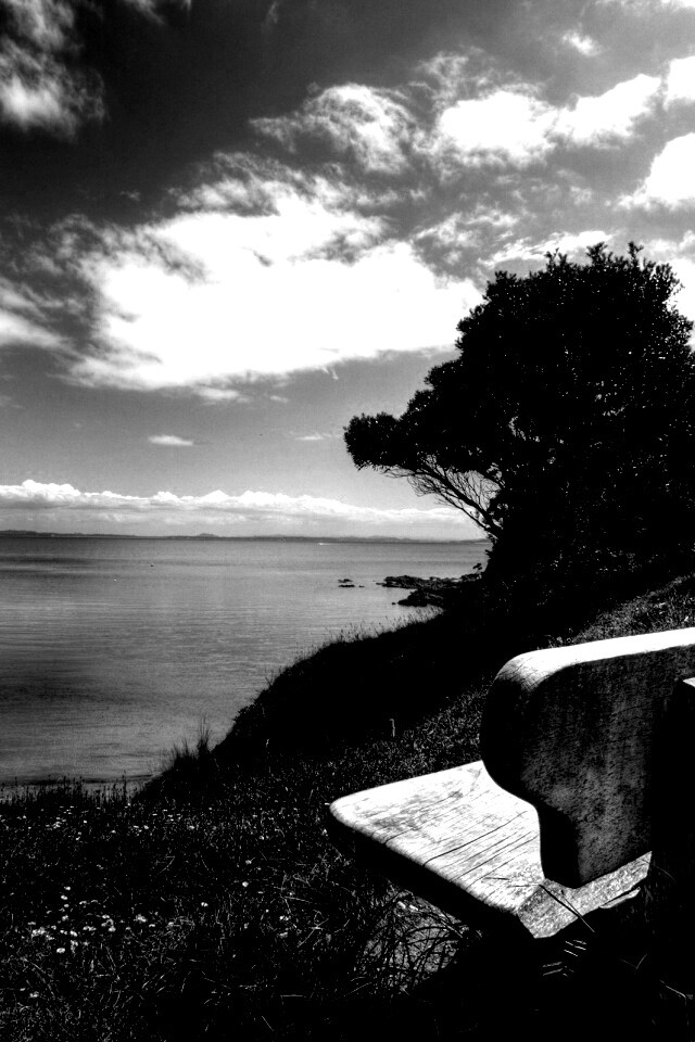 С видом на море обои